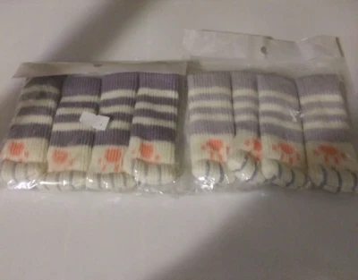 (2) PACKS DE CALCETINES PROTECTORES DE PATAS PARA PERROS TEJIDOS PARA BEBÉS PEQUEÑOS DE PIEL Foto 1 de 4