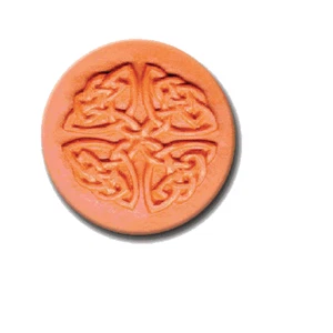 "Rycraft Nuevo Terracota Nudos Celtas Cerámica Galletas Artesanales Estampilla Artesanal 2" - Imagen 1 de 2
