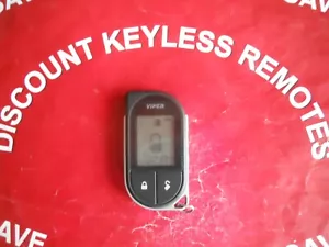 VIPER LCD KEYLESS REMOTE EZSDEI7756 7756V 5-BUTTON GOOD CONDITION - Picture 1 of 3