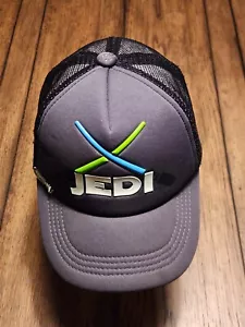 Jedi WDW Starwars Light Saber Kids Black Mesh Trucker Leonidas Hat - Picture 1 of 9