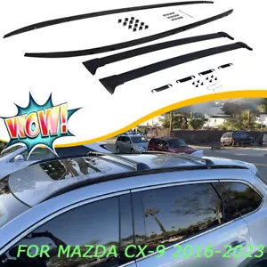 4PC Roof Rack Cross Bars For Mazda CX-9 2016-2023 Upgraded Roof Racks Crossbars - Picture 1 of 9