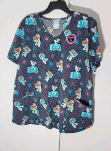 Disney Frozen Scrub Top Size 2XL NEW - Picture 1 of 5