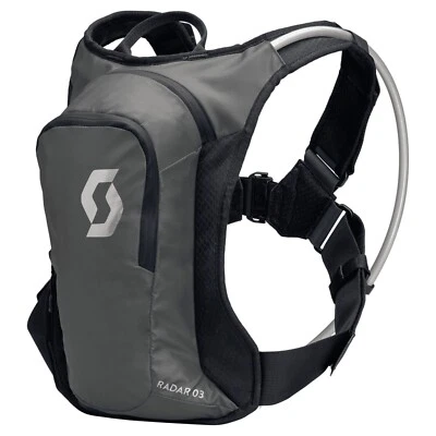 ZAINO ZAINETTO IDROBAG ATTREZZI SCOTT RADAR 3 2L ACQUA ENDURO CROSS 3L GRIGIO NE - Imagen 1 de 2