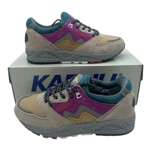 Karhu Aria 95 Running Shoes Mens 8 Womens 9.5 Silver Lining Mulberry F803107 - Picture 1 of 10