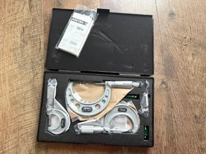 Mitutoyo 103-922 Außen Mikrometer Set mit Standards, 0-3" Bereich, 0,0001" Grad - Bild 1 von 3