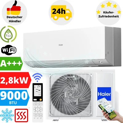 Haier Expert Plus Klimaanlage 9000BTU Klimagerät Klima WLAN 2,8kW R32 Klima - Bild 1 von 4