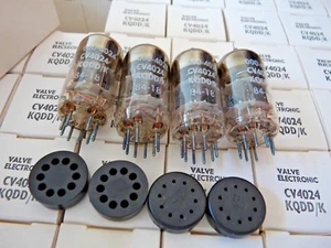 Quad CV4024 12AT7WA ECC81 M8162 Doppelnaht Datumscode 8418 NOS Ventilrohr - Bild 1 von 4