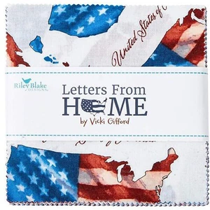 Letters from Home 5" Stacker by Vicki Gifford for Riley Blake Designs - Picture 1 of 2