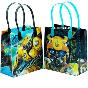 Transformers Authentic Licensed Reusable Small Party Favor Goodie 12 Bags 6" - Picture 1 of 2