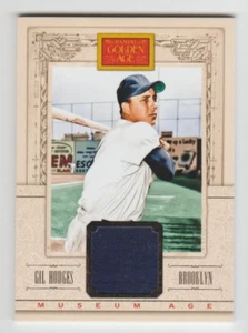 GIL HODGES 2013 Panini Golden Age "Museum Age" Maglia Relic Card #3 - Foto 1 di 2