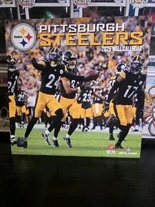 2025 Wall Calendar 16 Month Pittsburgh Steelers NEW - Picture 1 of 2