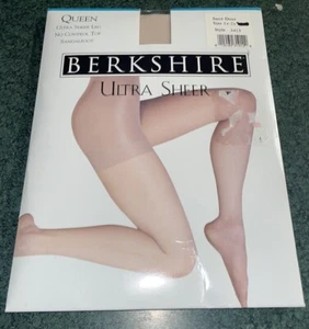 Berkshire Ultra Sheer Leg  Size 1X-2X Queen Sand Dune No Control Top Sandalfoot - Picture 1 of 6