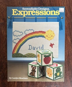 Serendipity Designs "Expressions" Kreuzstichkarte Carolyn Meacham OOP 1980 - Bild 1 von 4