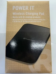 Sleek Thin Wireless Charging Pad (Black) with Power Adapter - Picture 1 of 2