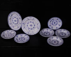 Villeroy & Boch Dresden Miniatur-Puppengeschirr Strohblume f Kinder um 1900 /3#W - Bild 1 von 10