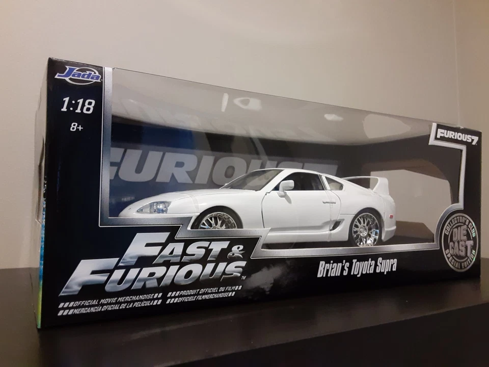 Jada Toys Fast and Furious Brian's Toyota Supra 1:18 Diecast - Image 1 of 1