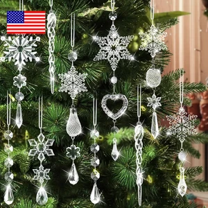 Kristall Ornamente Christbaumschmuck - 21 Teile Christbaumschmuck Sp - Bild 1 von 9