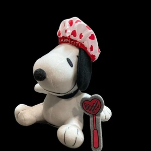 Cappello da Chef Snoopy Bon Appetit - Cuori Peluche Bambola 8" Arachidi Peluche - Foto 1 di 3