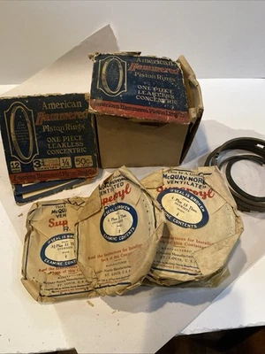 8 anillos de compresión de pistón de motor de gas Hit & Miss 3 3/8" x 1/4 31 en caja Foto 1 de 4