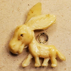DONKEY celluloid gumball charm not Cracker Jack ML091 - Picture 1 of 2