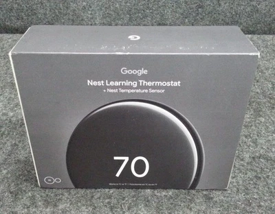 GOOGLE GA05169-US Nest Learning Thermostat 4th Gen + Temperature Sensor 2nd Gen - Image 1 of 3