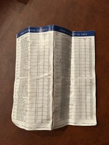 PGA Tour The Players Championship 2018 Program Player Tee Times McIlroy/Thomas/+ - Picture 1 of 2