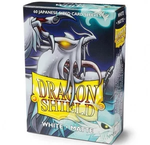 Funda protectora de dragón con estuche blanco mate japonés - Paquetes de 10x 60 ct - Imagen 1 de 1