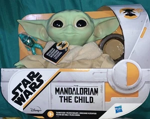 Star Wars El Mandaloriano El Niño Hablando Peluche Lindo Bebé Yoda Hasbro - Imagen 1 de 8