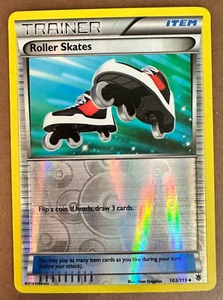Pokemon TCG Trainer Roller Skates 103/119 Reverse Holo 2014 XY Phantom Forces LP - Picture 1 of 2