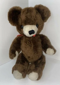 Vintage 1968 Dakin Dark Brown Teddy Bear  jointed arms and legs - Picture 1 of 12