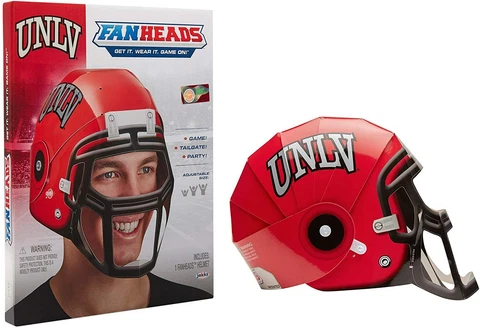 UNLV FanHeads Wearable College Football Helmets Fans Alumni Students Dorm Room Cover