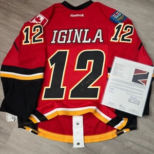 Camiseta Team Issue JAROME ORIGINLA Calgary Flames Reebok 56 Auténtica Corte Profesional Juego - Imagen 1 de 11