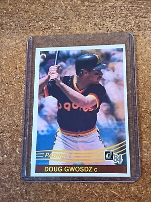 1984 Donruss Baseball # 383 Doug Gwosdz - Image 1 of 4