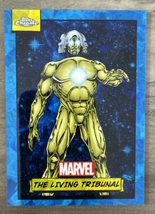 2024 Topps Chrome Marvel Sapphire The Living Tribunal #99 - Picture 1 of 2