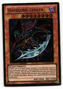 Darklord Zerato Gold Rare | GLD4-EN022 | Yu-Gi-Oh Card - Picture 1 of 2