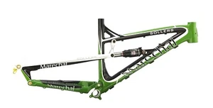 Marechal Sollers AM/Enduro MTB Bicycle Bike Frame w/Rockshox shock 26" Green - Picture 1 of 12