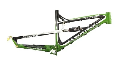 Marechal Sollers AM/Enduro MTB Bicycle Bike Frame w/Rockshox shock 26" Green - Image 1 of 4