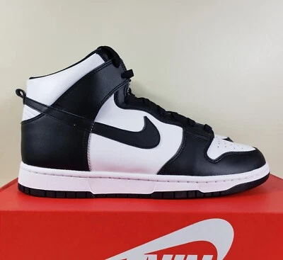 Nike Dunk High Black White Mens Size 10.5 DD1399-105 New - Image 1 of 4