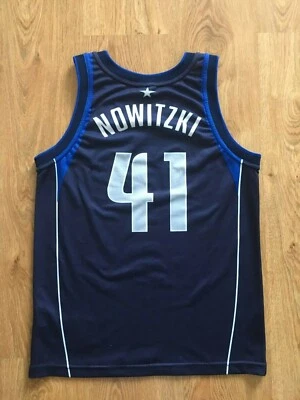 Camiseta De Colección Campeón NBA Dallas Mavericks Dirk Nowitzki #41 Talla XS Rara Foto 1 de 4