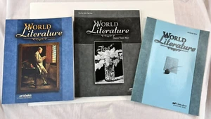 Abeka World Literature 4th Edition Text, Test Key, & Answer Key ~EXCELLENT - Picture 1 of 11