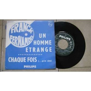 FRANCK FERNANDEL - Un Homme Etrange Rare Jukebox Français Philips - Imagen 1 de 1