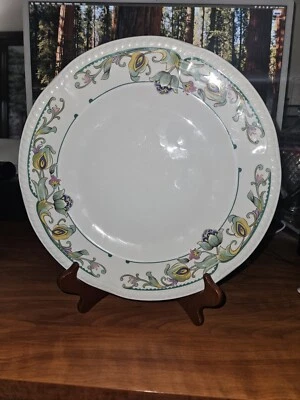 Churchill Hotelware Super Vitrified 11" Dinner Plate BS 4034 Floral England 1996 - Image 1 of 4