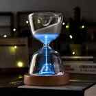 15mins Modern Hourglass with Sleep Light Glass Hourglass Timer 12 Colours