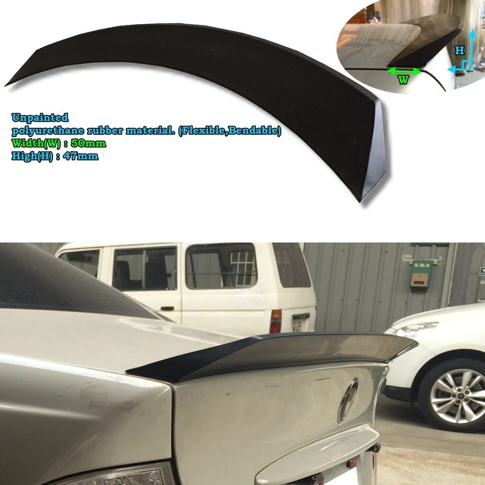 Stock 380M Rear Duckbill Trunk Spoiler Wing Fits 1999~2005 BMW E46 Sedan Coupe - Изображение 1 из 4