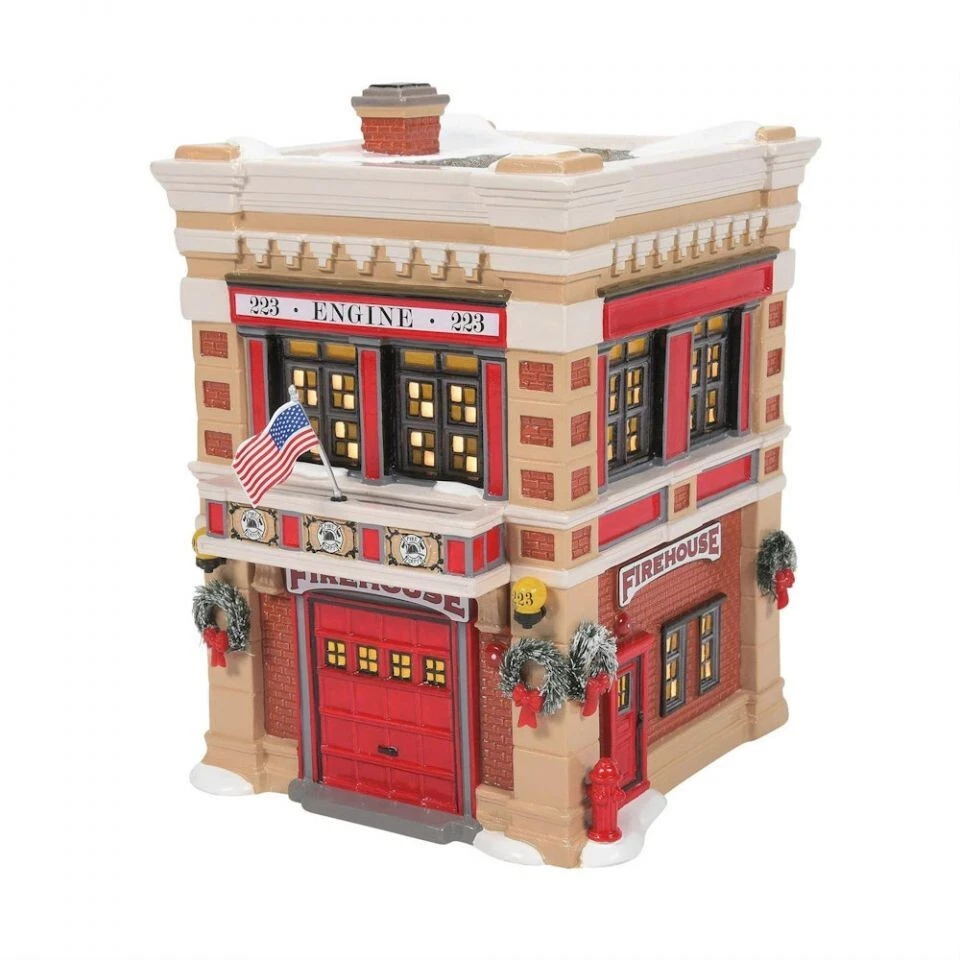 Dept 56 Firehouse In Department 56 Dickens Village Buildings for