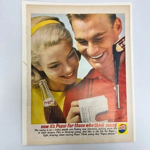Original Vintage Early 60s Pepsi Magazine Ad - Picture 1 of 1