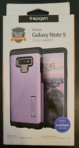 Spigen Tough Armor Phone Case for Samsung Galaxy Note 9 Case Lavender. NEW. 