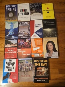 Lot of 15 rare low print socioeconomic Soft & Hardcover books New Or Like New - Bild 1 von 2