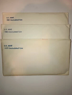 1979 / 1980 & 1981 US MINT SETS NICE LOOK  ! - Image 1 of 4