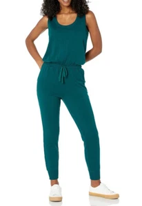 Amazon Essentials Women's Studio Terry Fleece Jumpsuit Large - Picture 1 of 7